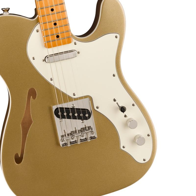 Squier by Fender FSR Classic Vibe '60s Telecaster Thinline, Maple Fingerboard, Parchment Pickguard, Aztec Gold〈スクワイヤーテレキャスター〉｜gakki-de-genki｜02