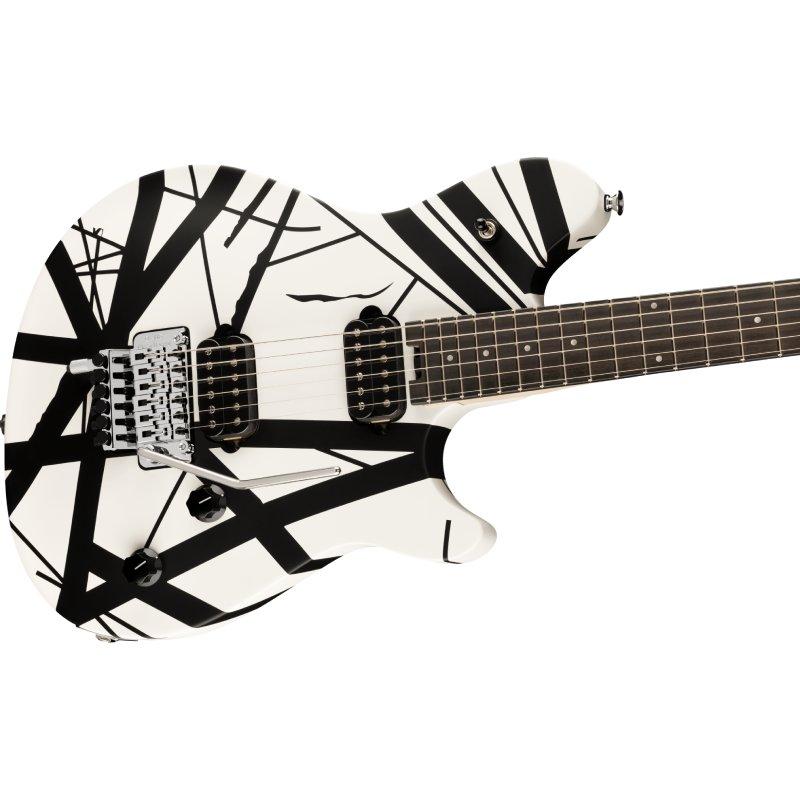 新品未使用品！EVH Wolfgang Special Striped 黒 白 EVH Wolfgang Special Striped Series, Ebony Fingerboard, Black and