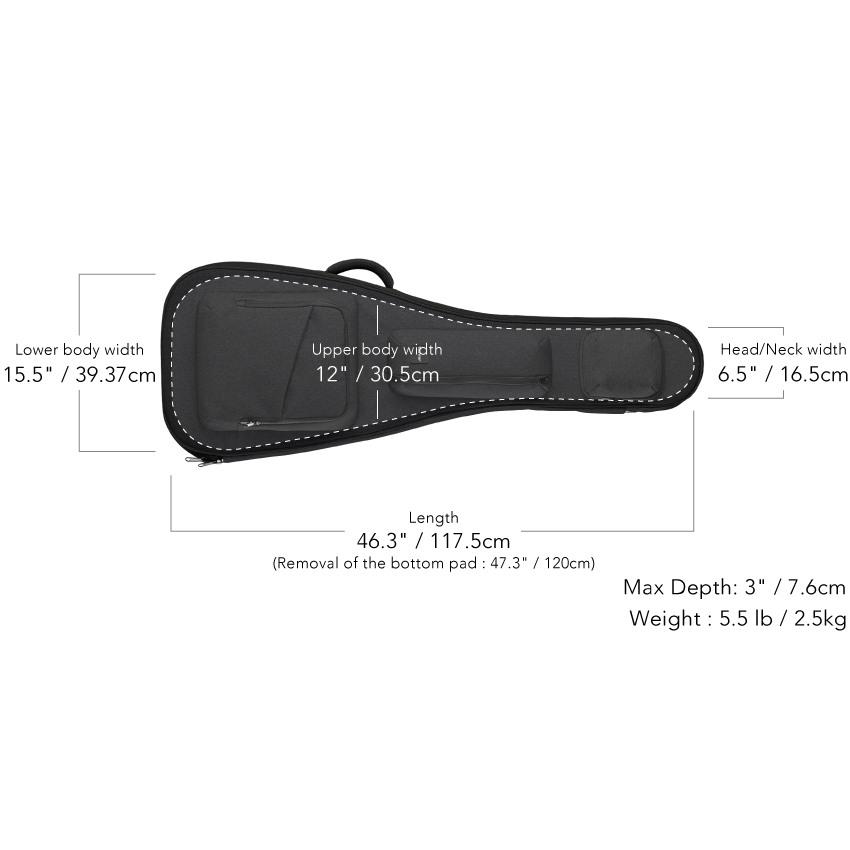 basiner ACME-EB-Neo Blackベース用 ギグケース basiner ACME-EB Neo Black ACME SERIES ベースギター用ギグバッグ