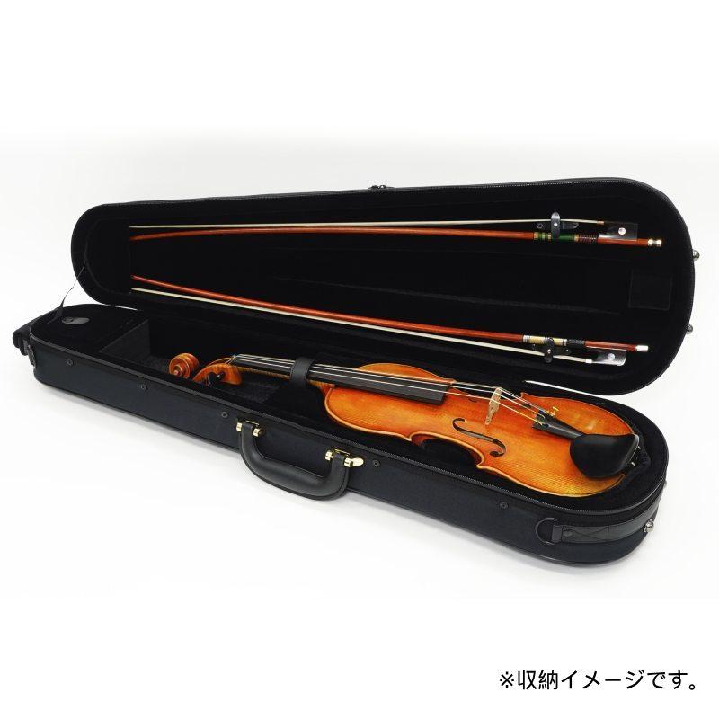 オレンジ バイオリン ケース付き Super Light Shaped Violin Case ヴァイオリンケース オレンジ