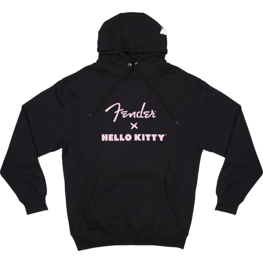 Fender x Hello Kitty Black Logo Hoodie, Mサイズ ハローキティ パーカー〈フェンダー〉 Fender（フェンダー） Fender x Hello Kitty Black Logo Hoodie, M