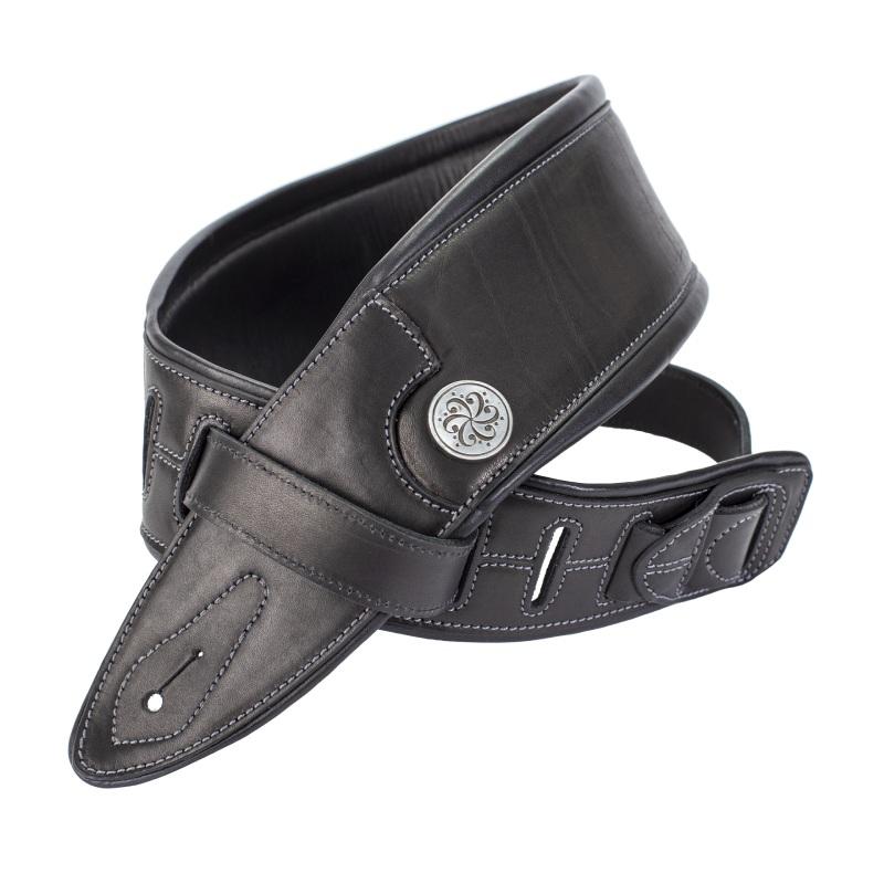Darkglass Electronics Leather Strap Black ギター ベース用
