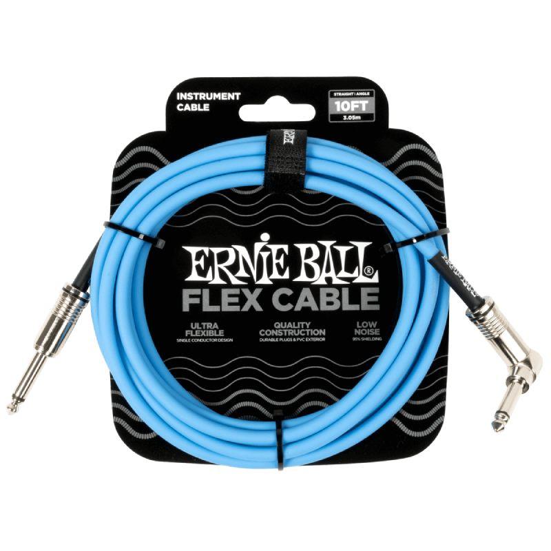 ERNIE BALL 6464 Flex Instrument Cable Straight/Angle 10ft ERNIE BALL 6464 Flex Instrument Cable Straight/Angle 10ft