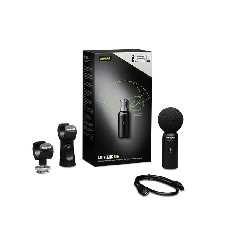 SHURE MV88+W-J-Z6 MOVEMIC 88+ ワイヤレス・ステレオ・コンデンサー