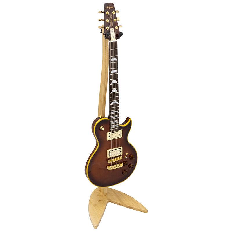 ARIA WGS-100/BA Bamboo ギタースタンド ハンガーブラ付き_3