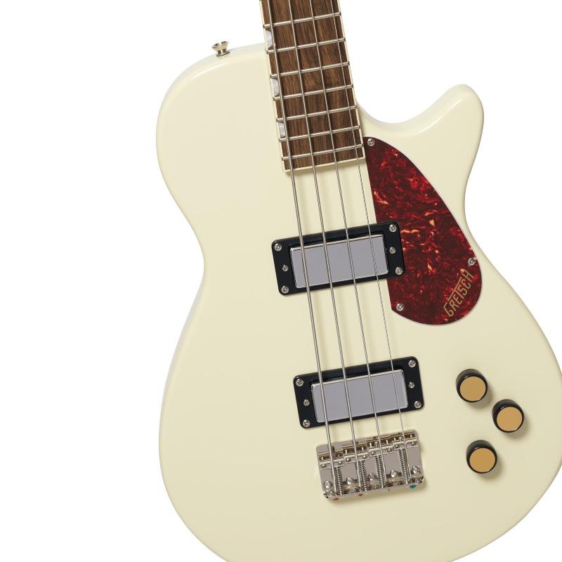 GRETSCH Streamliner Jet Club Bass Single-Cut， Laurel Fingerboard， Vintage White ショートスケールベース〈グレッチ〉_2