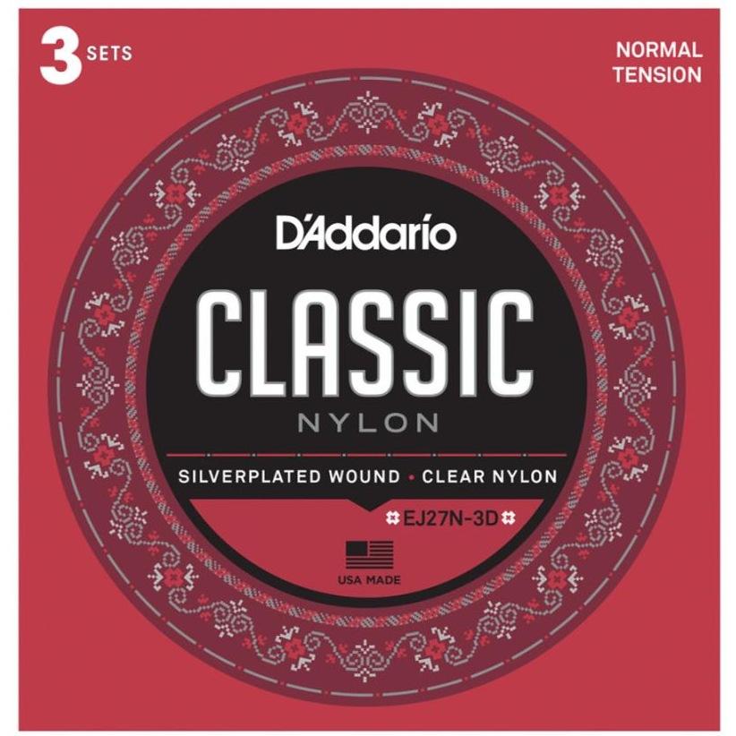D'Addario EJ27N Normal Tension Corde x Chitarra Classica in Nylon x Studenti | Globalnet