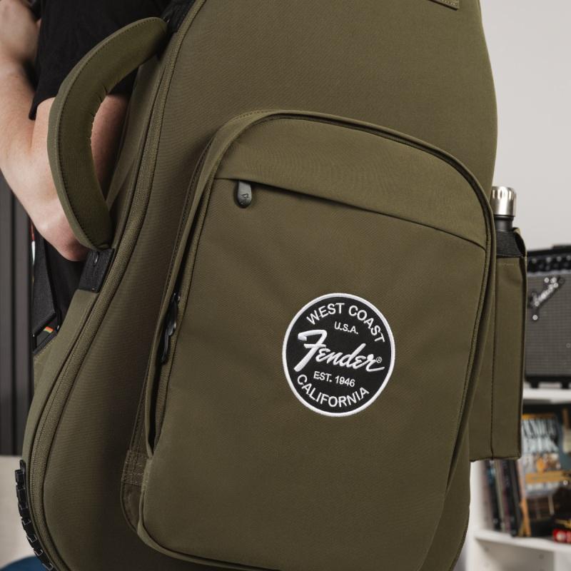 Fender（フェンダー） Troubadour Electric Guitar Gig Bag, Olive 