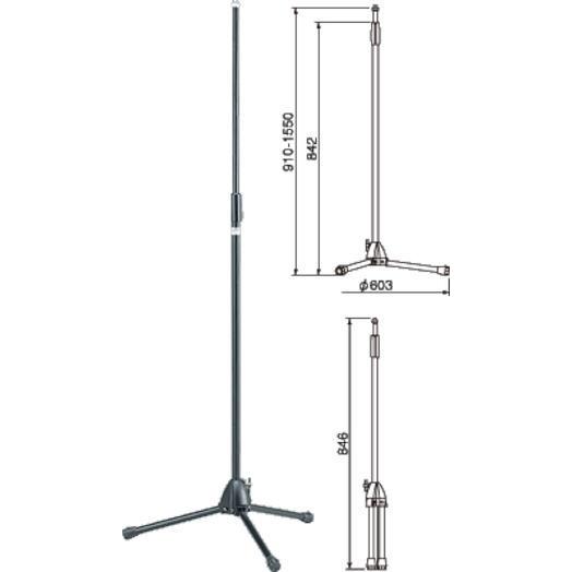 TAMA マイクスタンド MS200BK ストレート〈タマ〉 : 楽器de元気 - 通販