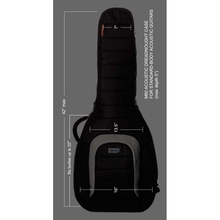 MONO M80 AD ドレットノート用　ギグバック MONO M80 Guitar Sleeve Black ギグバック /3年保証 / ポイント