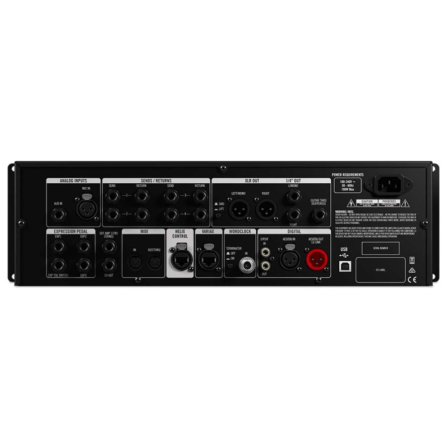 Helix 【TRMINI】 Rack プロスペック・ギタープロセッサー（ヒリックス）
