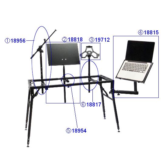 K&M ST18951 キーボードスタンド ケーアンドエム K&M ST18951 キーボードスタンド〈ケーアンドエム〉 : 楽器de元気