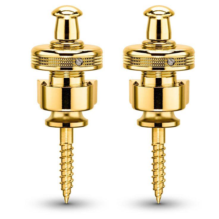 【中古】 Schaller シャーラー ストラップロックピン S-Locks ゴールド #14010501 Gold ペア Schaller/S-Locks M ゴールド(GO) #14010501 ストラップロック
