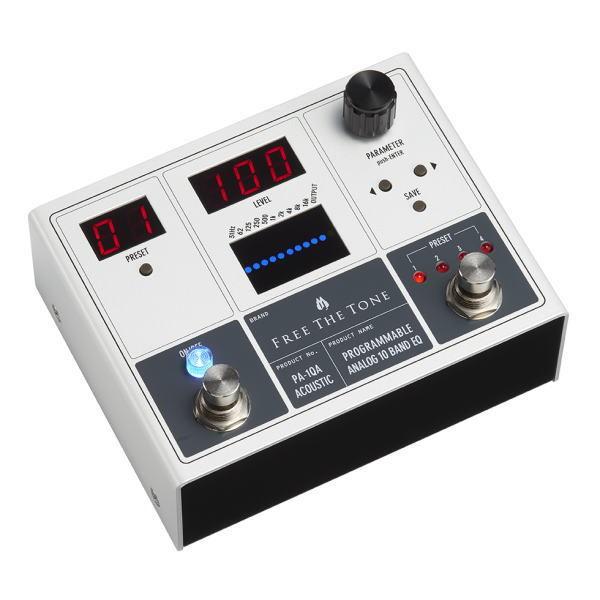 FREE THE TONE PA-1QA ACOUSTIC イコライザー Free The Tone PA-1QA アコースティック用イコライザー PROGRAMMABLE