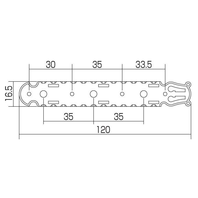 GOTOH 35G450FG クラシックギター用ペグ 左右3連セット〈ゴトー