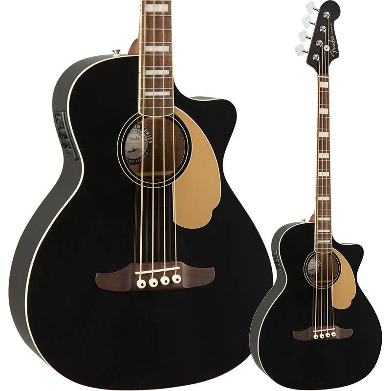 Fender Kingman Bass, Walnut Fingerboard, Black【フェンダーエレアコ 