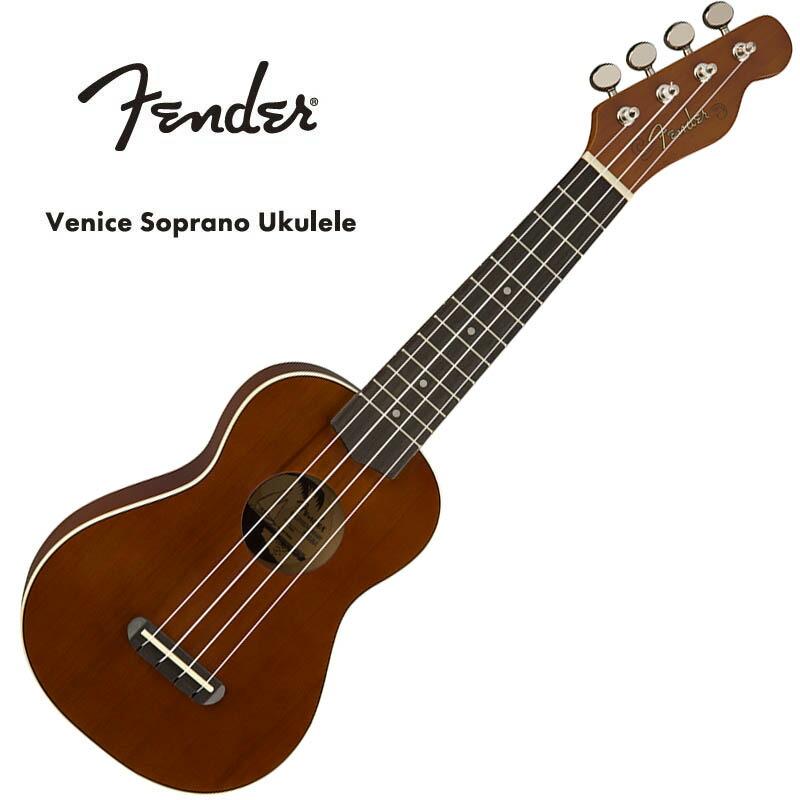Fender Venice Soprano Ukulele Natural ソプラノウクレレ〈フェンダー