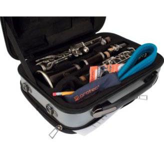 PROTEC BLT307BX B♭ クラリネット用 ZIP Case ネイビー ケース〈プロ