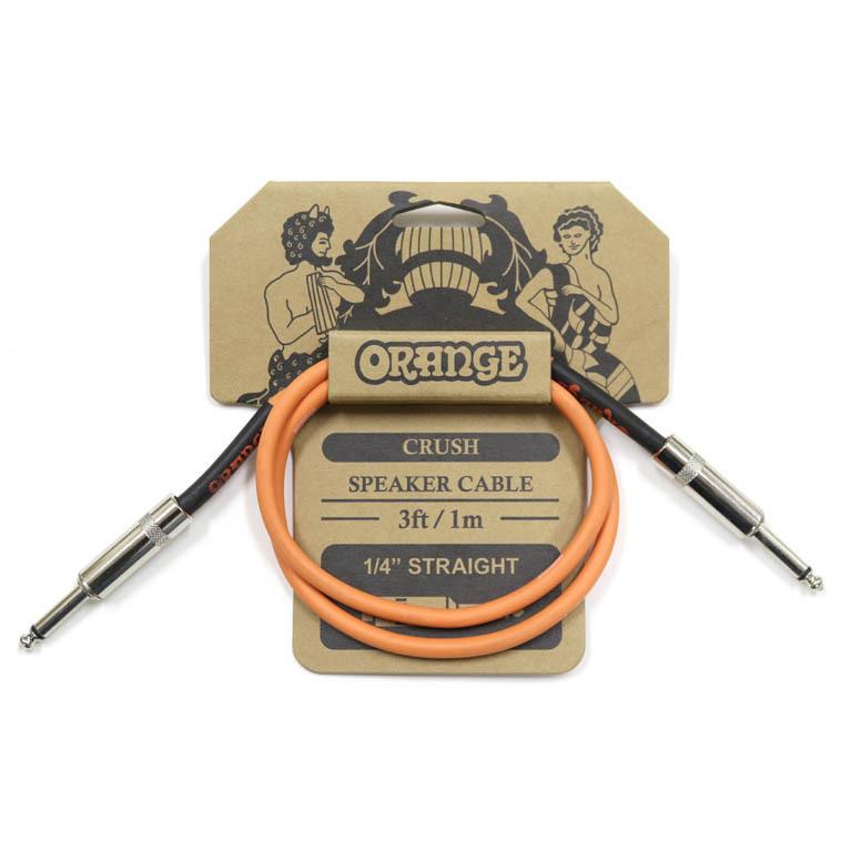 ORANGE CA040 CRUSH Speaker Cable 3ft/1m Straight スピーカーケーブル〈オレンジ〉 4017