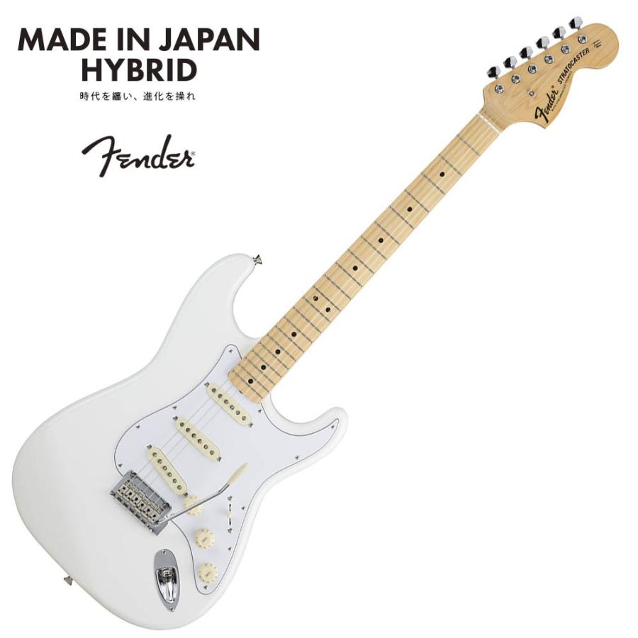 Fender Made In Japan Hybrid 68 Stratocaster Maple Arctic White 3 Ply White フェンダージャパンストラトキャスター 428 楽器de元気 通販 Yahoo ショッピング