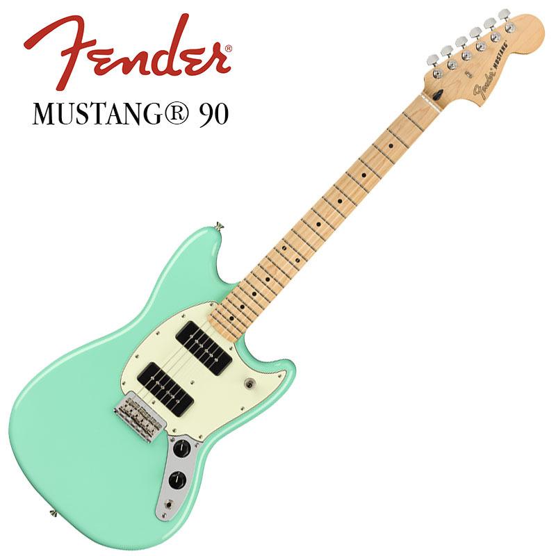 Fender Player Mustang 90, Maple Fingerboard, Seafoam Green〈フェンダーMEXムスタング〉  :5197:楽器de元気 - 通販 - Yahoo!ショッピング
