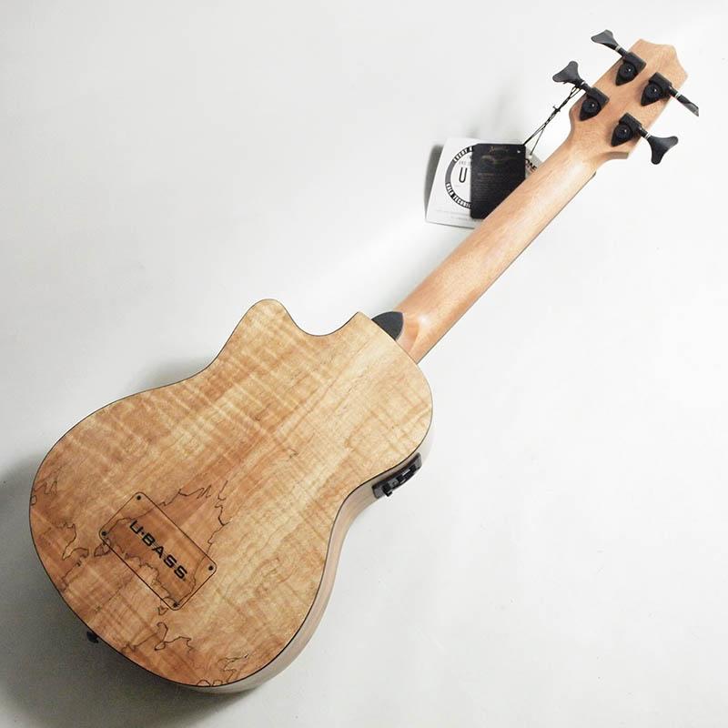 KALA UBASS-SP-MAPL-FS Spalted Maple ウクレレベース〈カラ〉 : 楽器