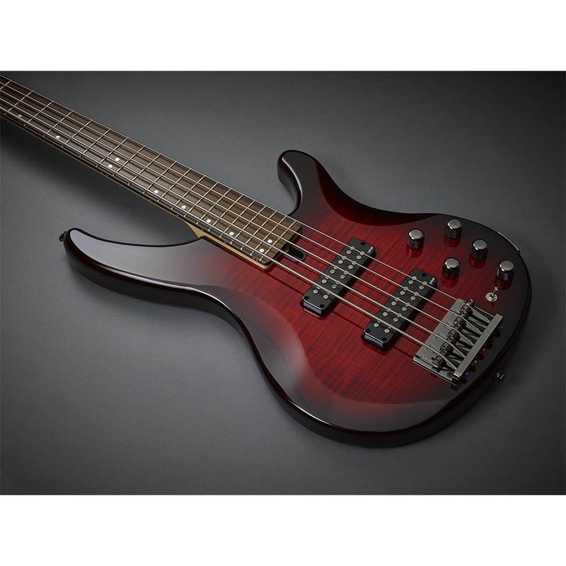 YAMAHA/5弦エレキベース TRBX605FM ダークレッドバースト(DRB)【ヤマハ 
