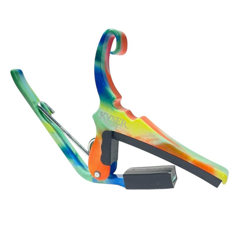 KYSER Kyser KG6TDA TIE-DYE アコースティックギター用カポ カイザー