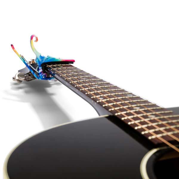 KYSER Kyser KG6TDA TIE-DYE アコースティックギター用カポ カイザー