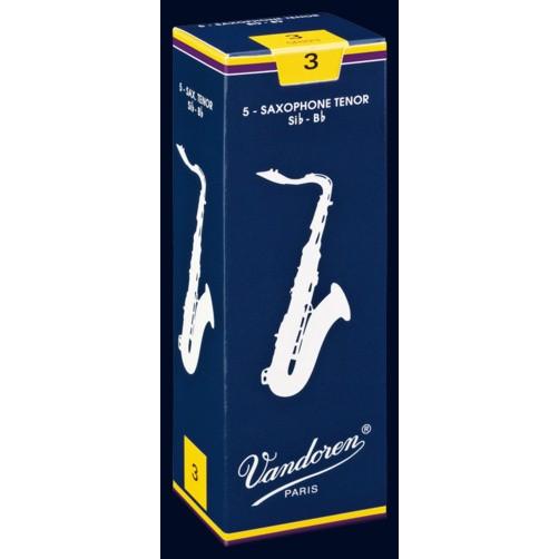 Vandoren テナーサックスリード Traditional【青箱】〈バンドレン