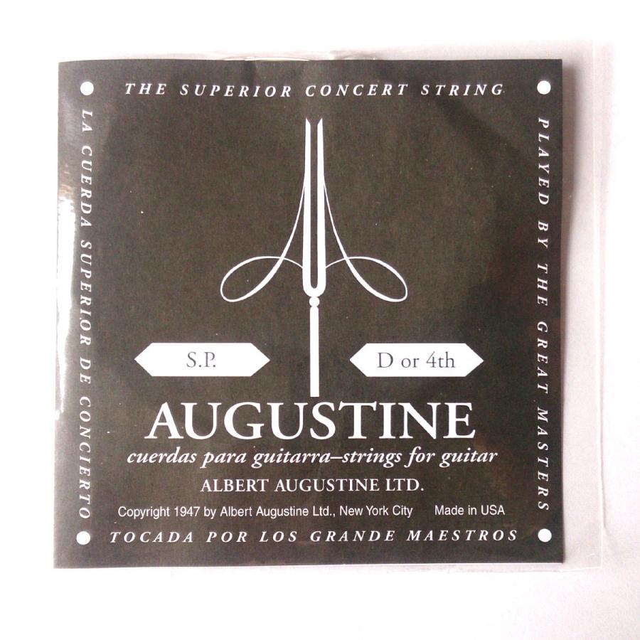 Augustine[オーガスチン]クラシックギター弦　ブラック　4弦｜gakki-mori