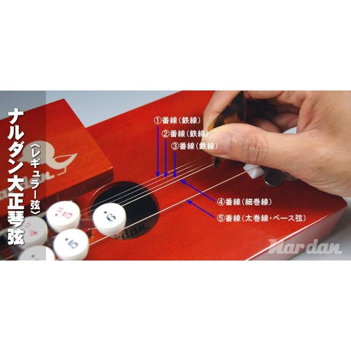 ナルダン 大正琴弦 レギュラー弦 バラ弦 5番線（太巻線／ベース弦