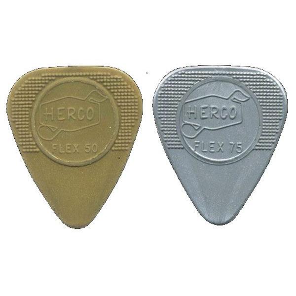 NEW - Herco Flex 75 Heavy Gauge Nylon Flat Picks (12), HE211P