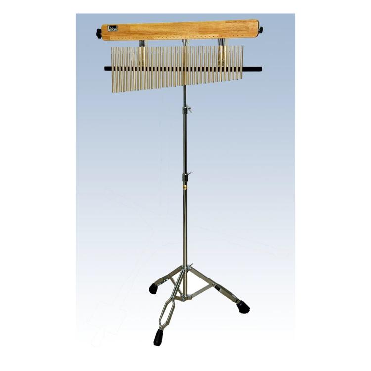 600G-DST　アルミのツリーチャイムとミュート付スタンドとのセット　ウインドチャイム　アイダ　600GDST