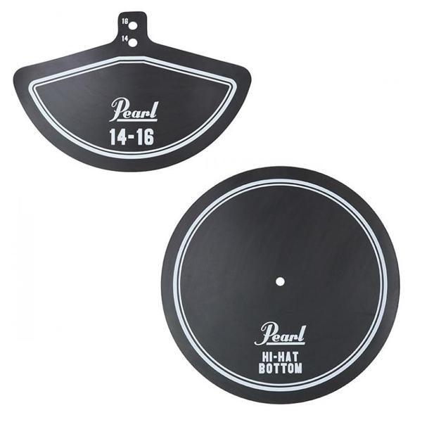 プラクティス　ラバーパッド　RPS-50 RPS-50S Pearl Rubber Pads for Drum Set　パール_5