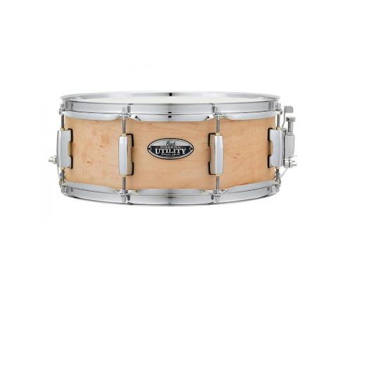Pearl スタンドとケース付きのキット スネアドラム 6プライメイプル材 
