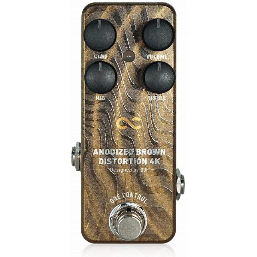 【One Control(ワンコントロール)】【ディストーション】Anodized Brown Distortion 4K｜gakkiland-thanks