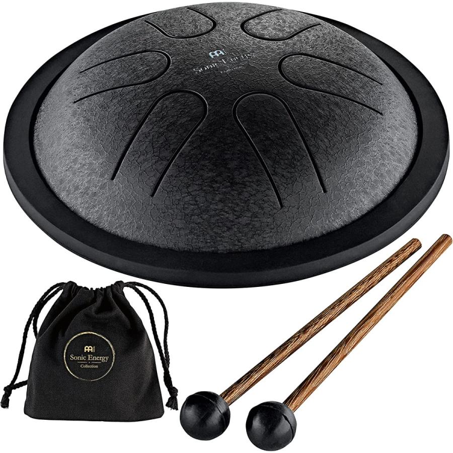 【MEINL(マイネル)】【スリットドラム】Sonic Energy Collection タングドラム 5.5インチ C Major MSTD1BK Black (バッグ/ラバーマレット付属)｜gakkiland-thanks