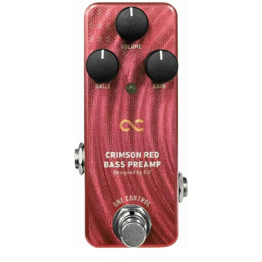 【One Control(ワンコントロール)】【ベース用プリアンプ】 Crimson Red Bass Preamp｜gakkiland-thanks