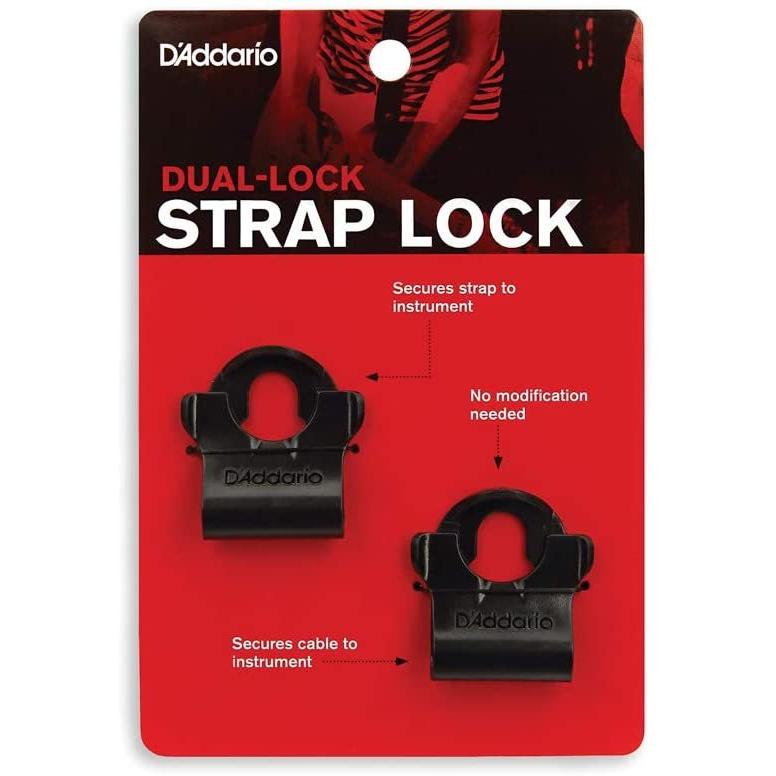 D'Addario ダダリオ ストラップロック Dual Lock Strap Clip PWDLC01 pwdlc01 楽器