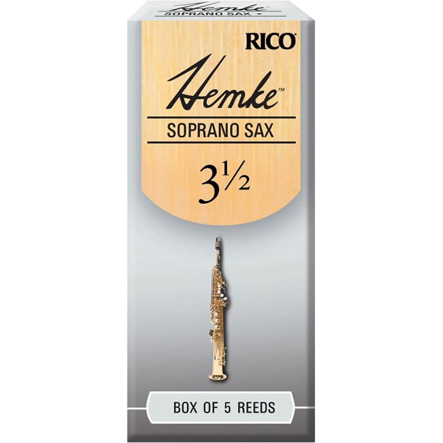 RICO リード フレデリック・L・ヘムケ ソプラノサクソフォーン 強度:3.5(5枚入) RHKP5SSX350 bme6fzu ゆうパケット】【D'Addario RICO(リコ)】D'Addario ダダリオ リード