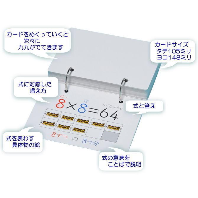 かけ算九九暗唱カード 学研教育みらいオリジナル 九九 掛け算 算数 さんすう Gakken 学校教材ネットショップ ヤフー店 通販 Yahoo ショッピング