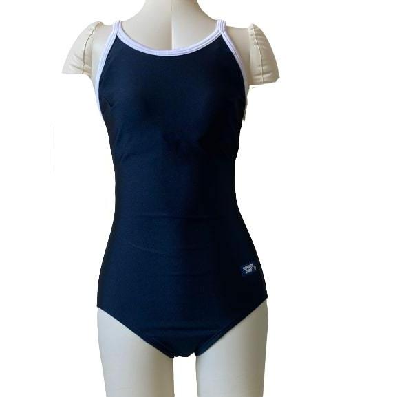 スクール水着女子 競泳型 白紐タイプ キッズ ジュニア 返品・交換不可