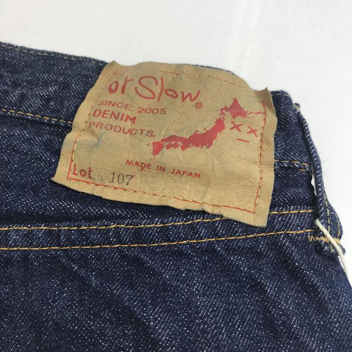 orslow オアスロウ 01-0107-81 107 IVY FIT SELVEDGE DENIM ONE WASH アイビーフィットセルビッチデニム　ワンウォッシュ  Made in Japan  日本製｜gaku-shop｜14