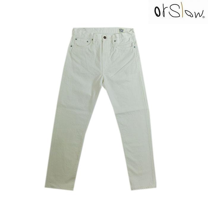 orSlow（オアスロウ） アイビーフィットデニムホワイト 01-0107W-69