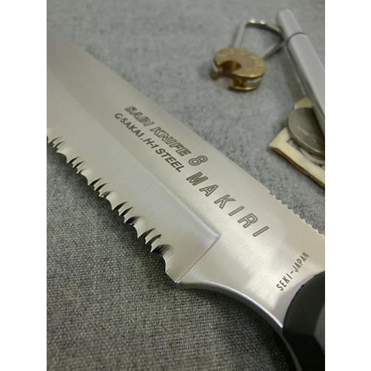 Gサカイ サビナイフ8 マキリスポーツ 半波刃 SABIKNIFE