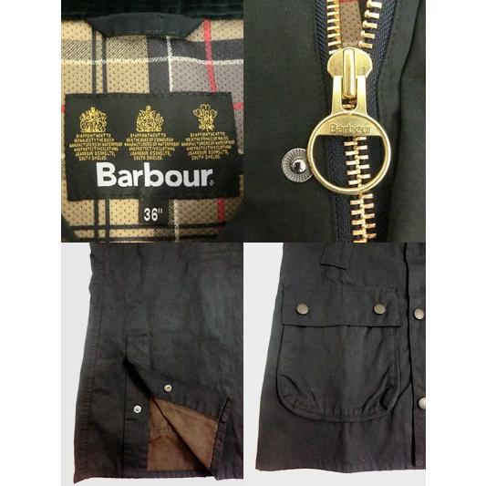 Barbour(バーブァー)  Barbour バブアー　 BEDALE SL Cotton Nylon Xf143 SlLビデイルピーチドコットンナイロン　ネイビー｜gaku-shop｜04