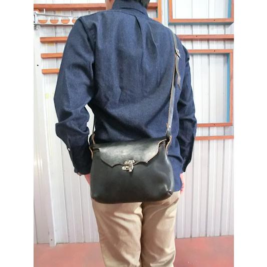 FERNAND LEATHER フェルナンドレザー HORIZONTAL LATCH POUCH Msize 