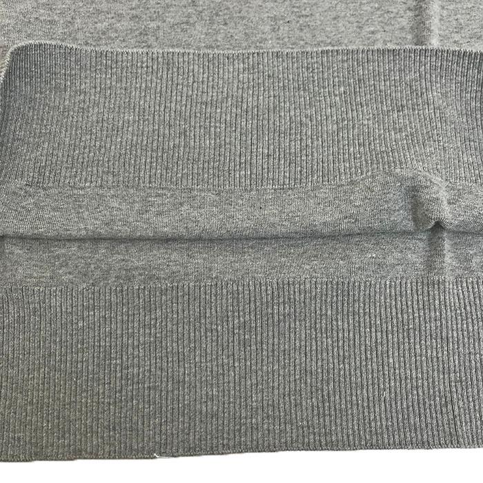 gicipi ジチピ2309 ARAGOSTA 　ニットTシャツ　 柔らかな上質コットン素材　イタリア製　コットンカットソー  グレー｜gaku-shop｜04