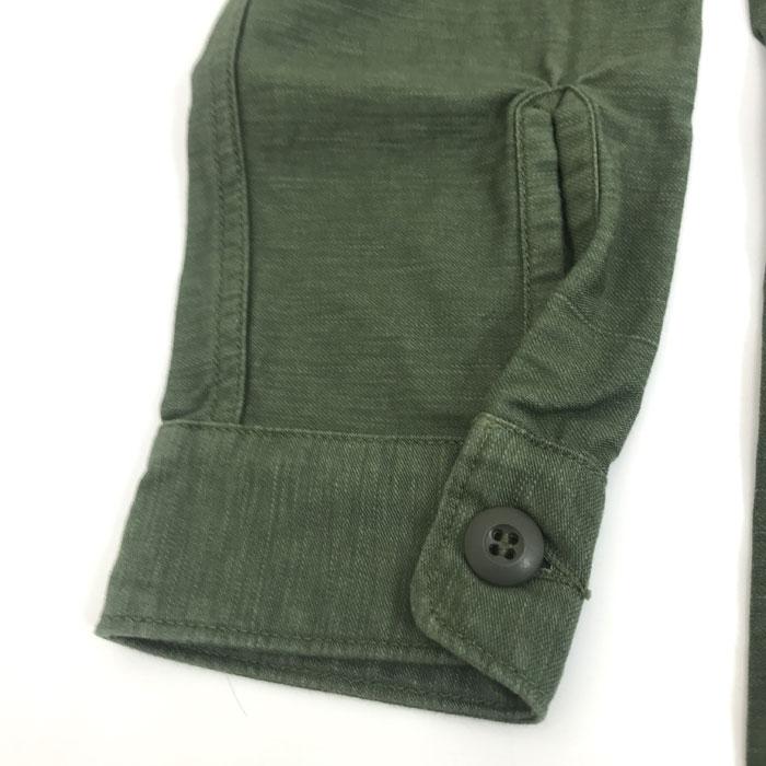 ｏｒｓｌｏｗ  オアスロウ ｏｒｓｌｏｗ ミリタリーシャツ　03-8045-16 US ARMY FATIGUE SHIRTS アーミーシャツ　シャツジャケット　Green｜gaku-shop｜08